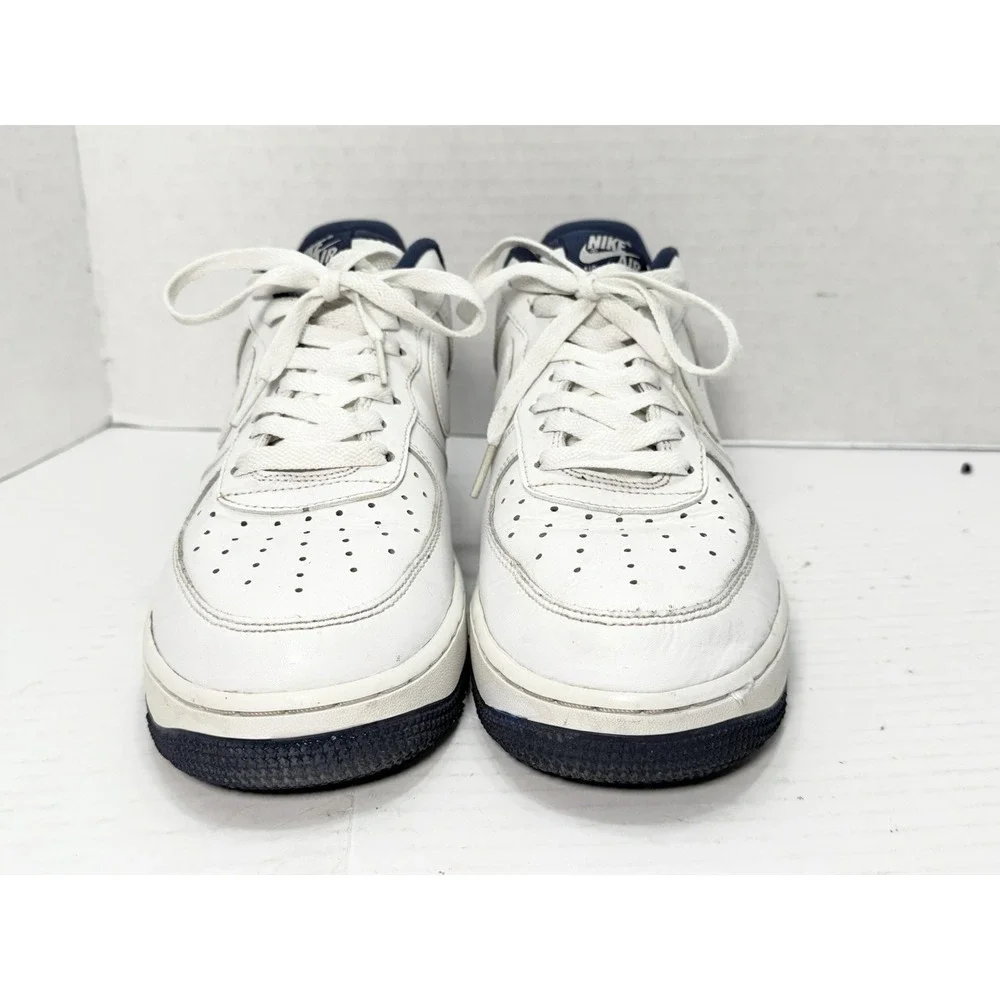Nike Air Force 1 Low White Game‎ Royal Blue CD0884-102 Men's Size 10 Shoes